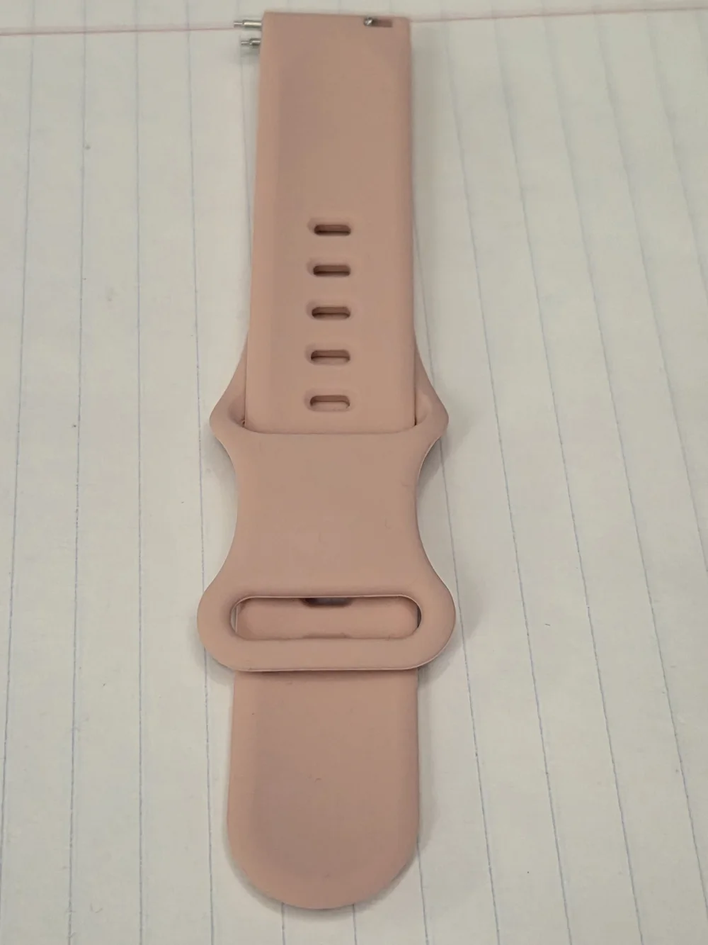 Blush Pink Silicone Watch Strap with Theme Park Icons